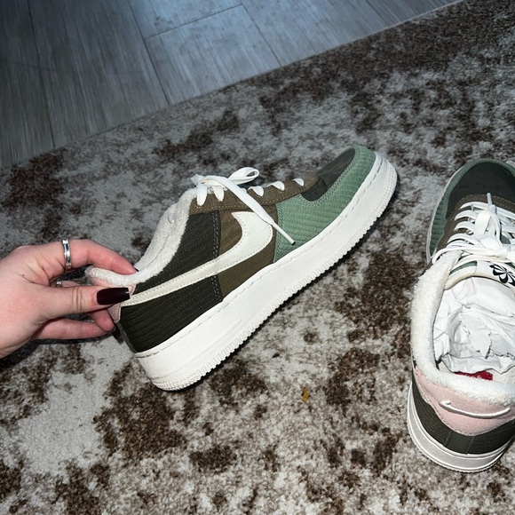 Nike Air Force 1 quilted green - Picture 4 of 6